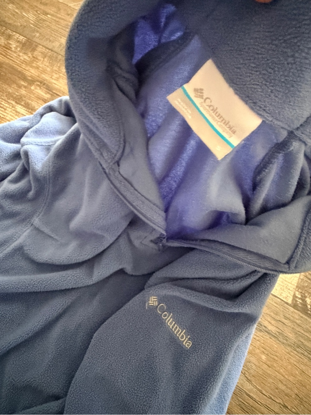 Columbia periwinkle Fleece Jacket